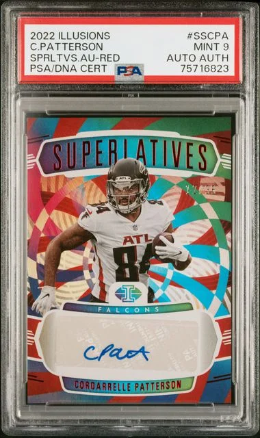 2022 Panini Illusions Cordarrelle Patterson Superlatives Red #SS-CPA card image