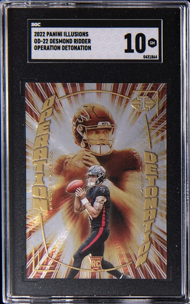 2022 Panini Illusions Desmond Ridder Operation Detonation #OD-22 card image