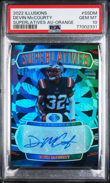 2022 Panini Illusions Devin Mccourty Superlatives #SSDM card image