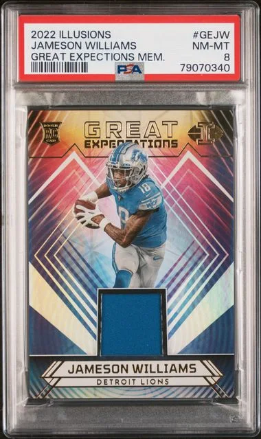2022 Panini Illusions Great Expectations Gejw Jameson Williams #no-number card image