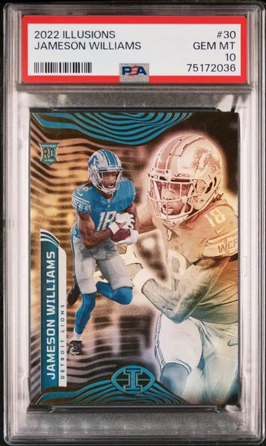 2022 Panini Illusions Jameson Williams #30 card image