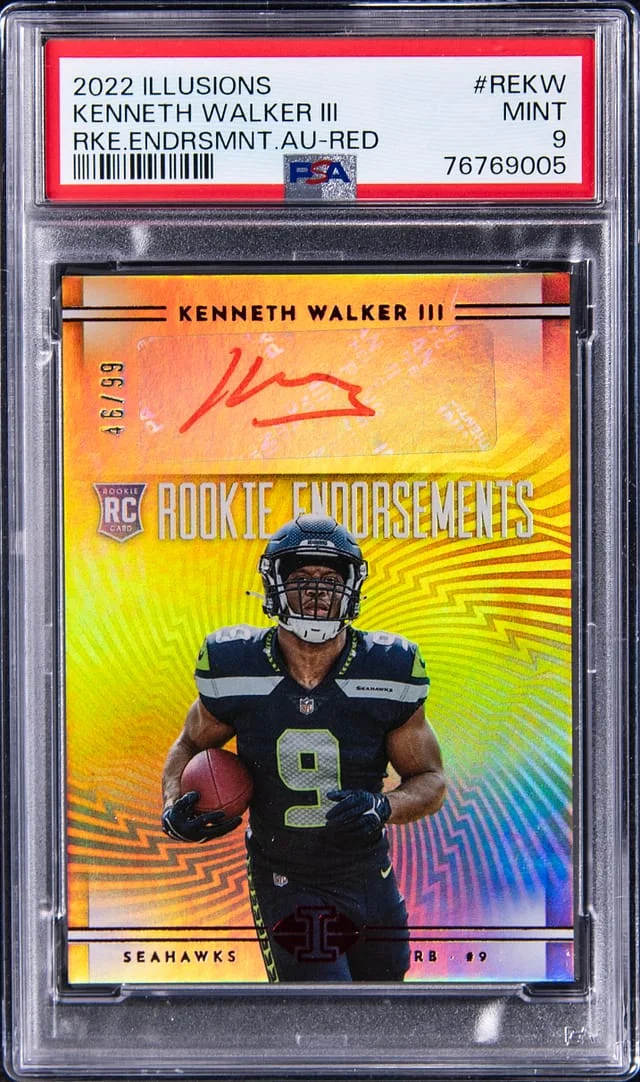 2022 Panini Illusions Kenneth Walker III #RE-KW card image