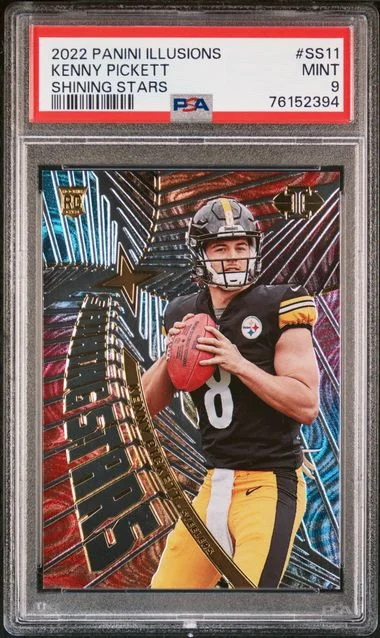 2022 Panini Illusions Kenny Pickett Shining Stars #SS-11 card image