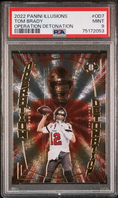 2022 Panini Illusions Tom Brady Operation Detonation #Od7 card image