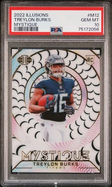 2022 Panini Illusions Treylon Burks Mystique #M12 card image
