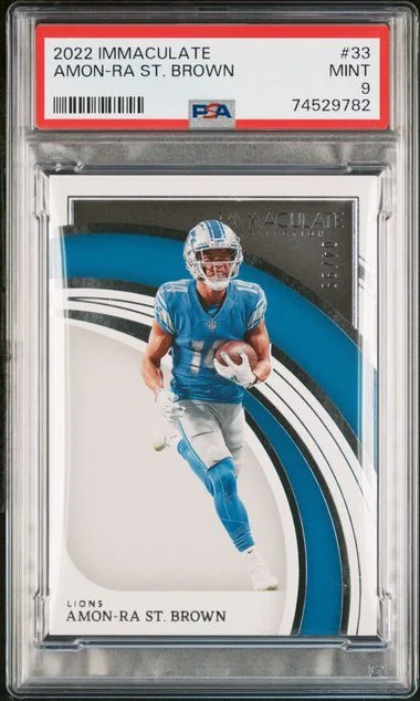 2022 Panini Immaculate Collection Amon-Ra St. Brown #33 card image