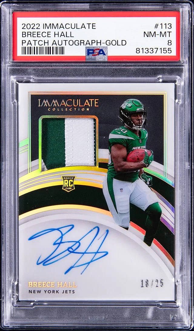 2022 Panini Immaculate Collection Breece Hall #113 card image