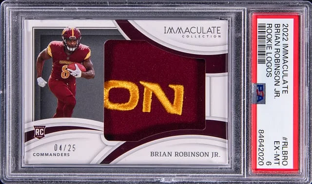 2022 Panini Immaculate Collection Brian Robinson Jr. Logos #RL-BRO card image