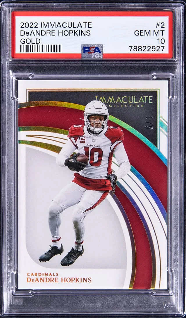 2022 Panini Immaculate Collection DeAndre Hopkins Gold #2 card image