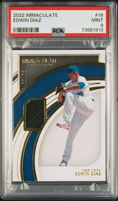 2022 Panini Immaculate Collection Edwin Diaz #16 card image