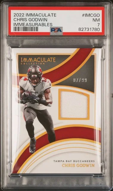 2022 Panini Immaculate Collection Immeasurables Memorabilia Imcgo Chris Godwin #no-number card image