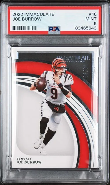 2022 Panini Immaculate Collection Joe Burrow #16 card image