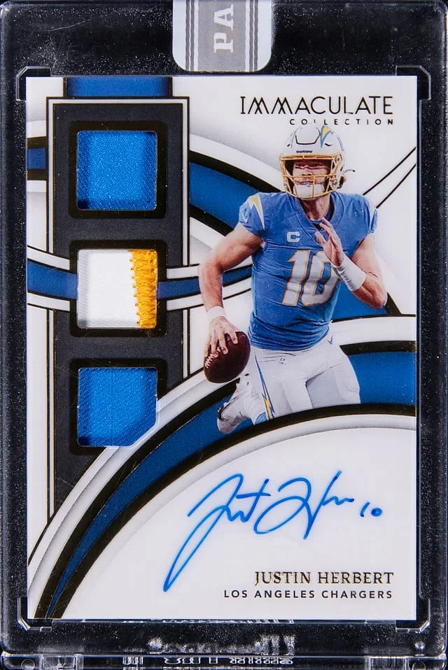 2022 Panini Immaculate Collection Justin Herbert #IPC-JHE card image