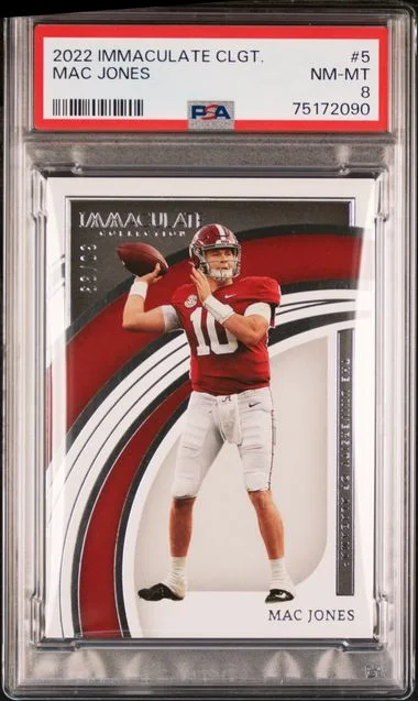 2022 Panini Immaculate Collection Mac Jones Collegiate #5 card image