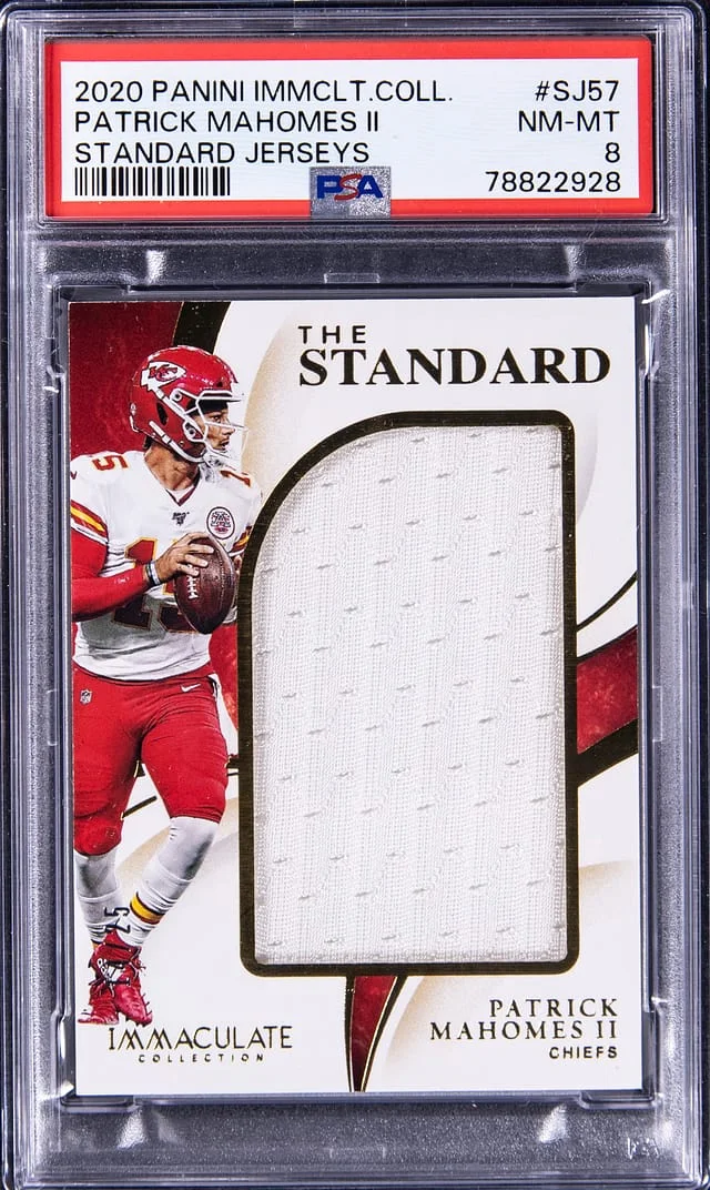 2022 Panini Immaculate Collection Patrick Mahomes II Standard Jersey #SJ57 card image