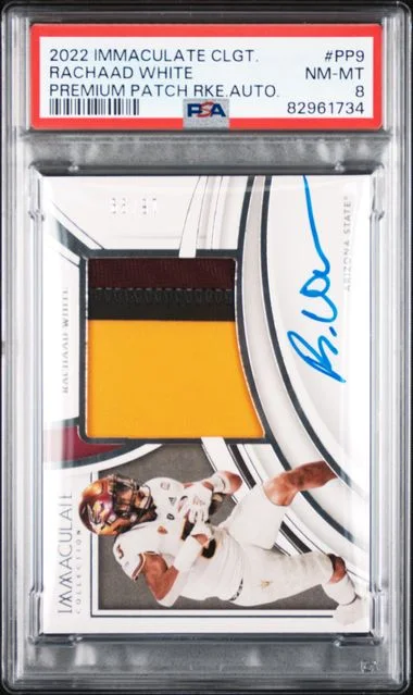 2022 Panini Immaculate Collection Rachaad Collegiate Premium Patches Autographs #Pp9 card image