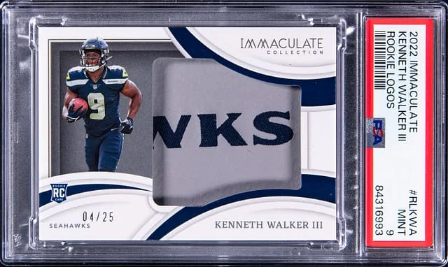 2022 Panini Immaculate Kenneth Walker III Logos #RL-KWA card image