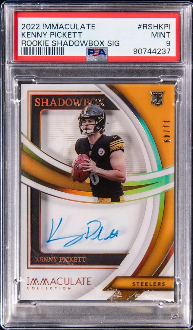 2022 Panini Immaculate Kenny Pickett Shadowbox Signatures #RSH-KPI card image