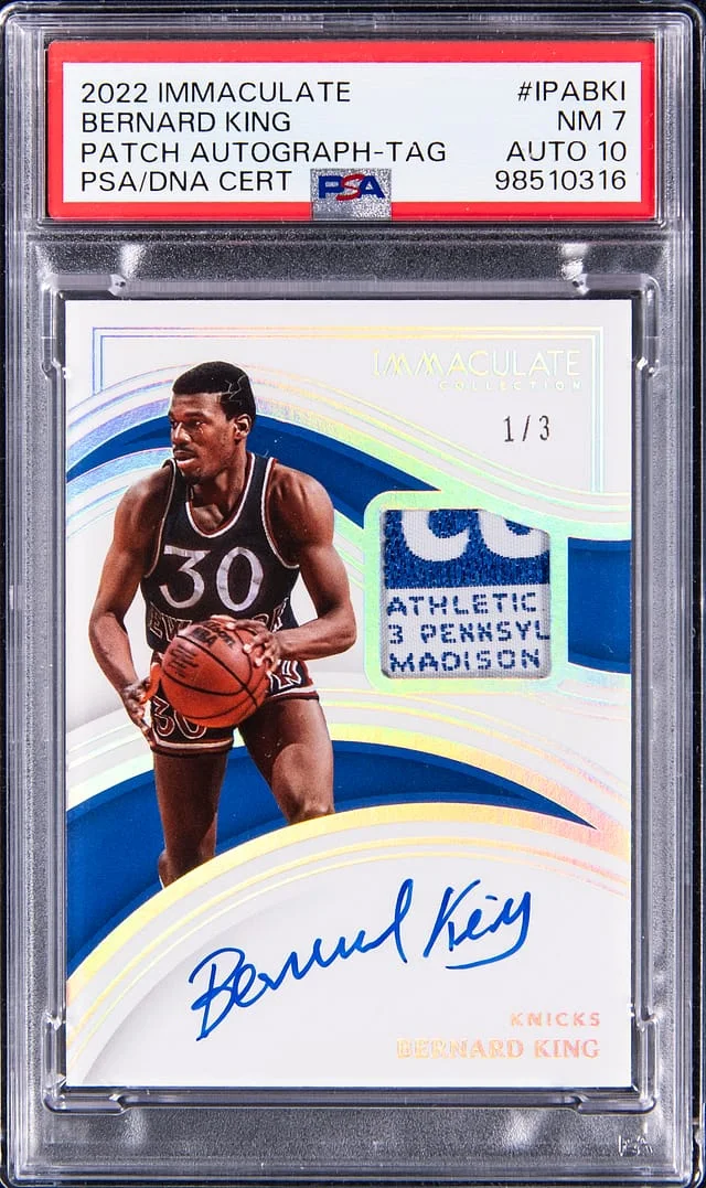 2022 Panini Immaculate Patch #no-number card image