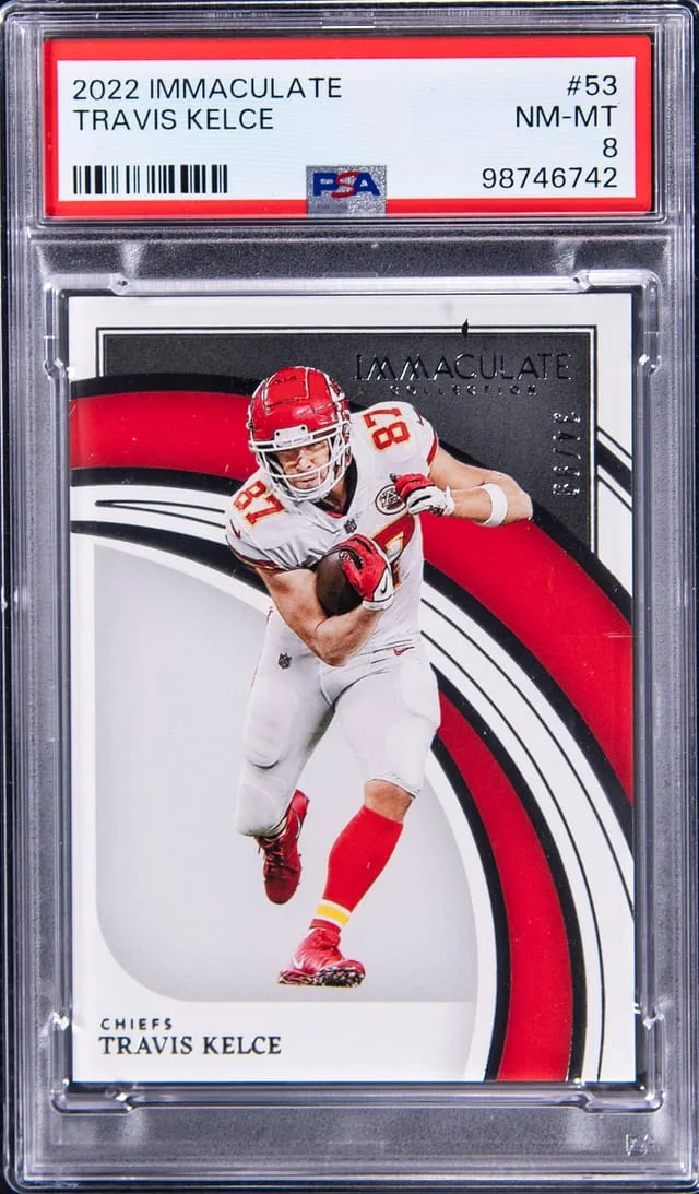 2022 Panini Immaculate Travis Kelce #53 card image