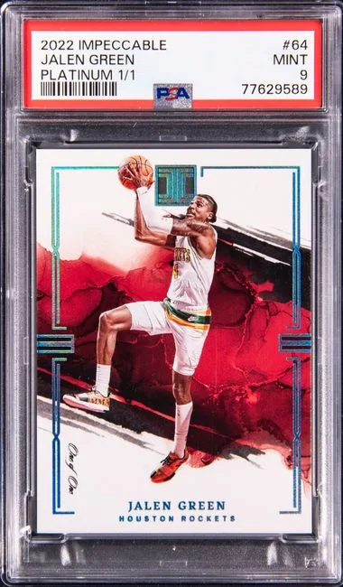 2022 Panini Impeccable 64 Jalen Platinum #1/1 card image
