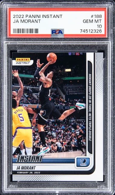 2022 Panini Ja Morant Instant #188 card image