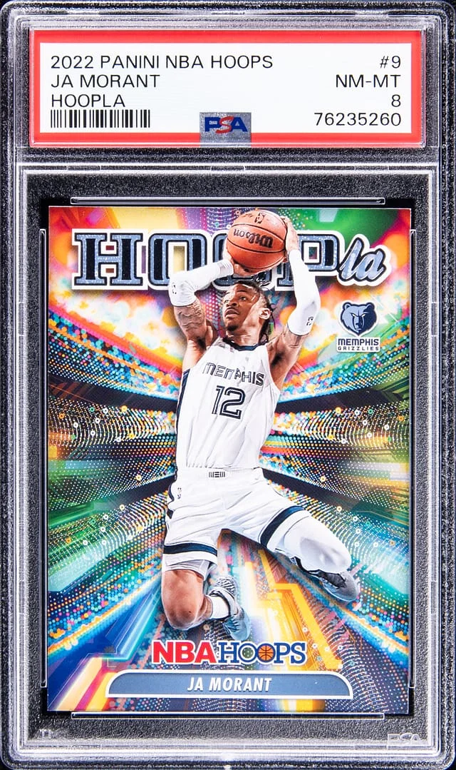 2022 Panini Ja Morant NBA Hoops Hoopla #9 card image