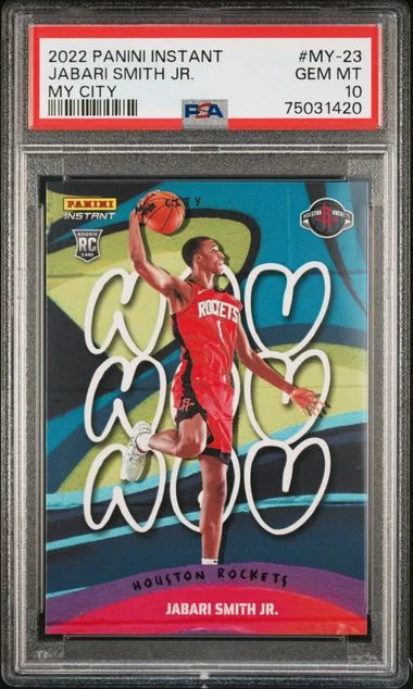 2022 Panini Jabari Smith Jr. (/#1485) Instant My City #MY-23 card image