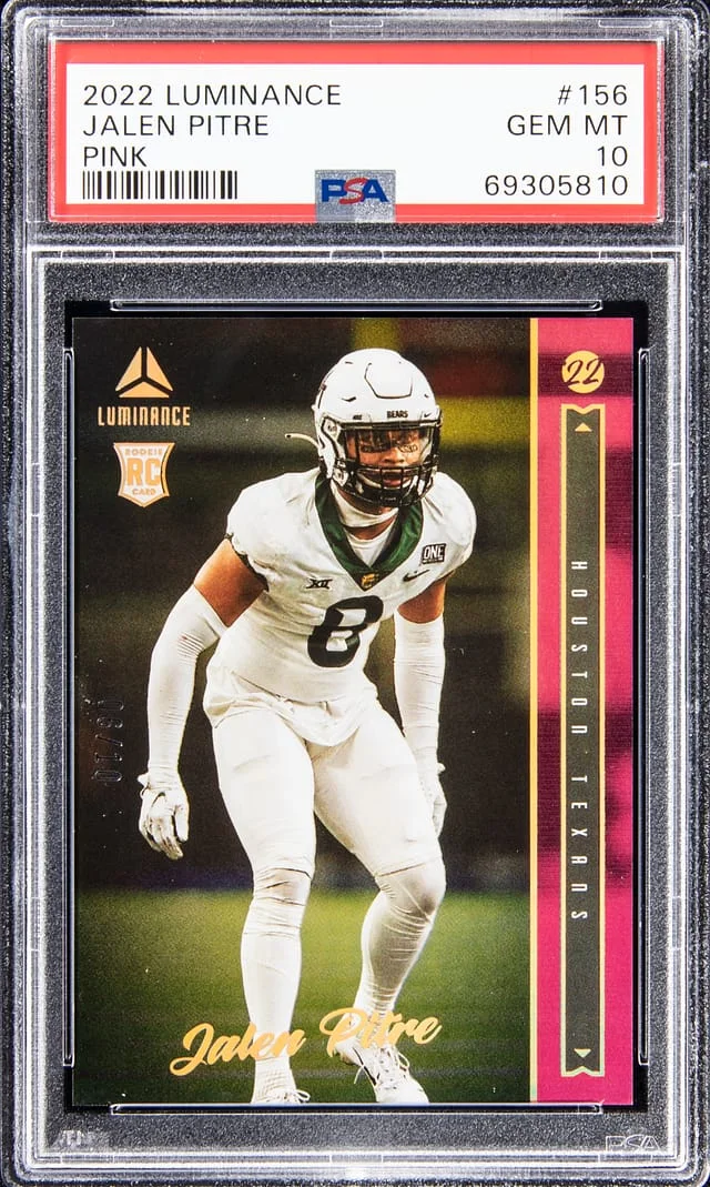 2022 Panini Jalen Pitre Luminance Pink #156 card image