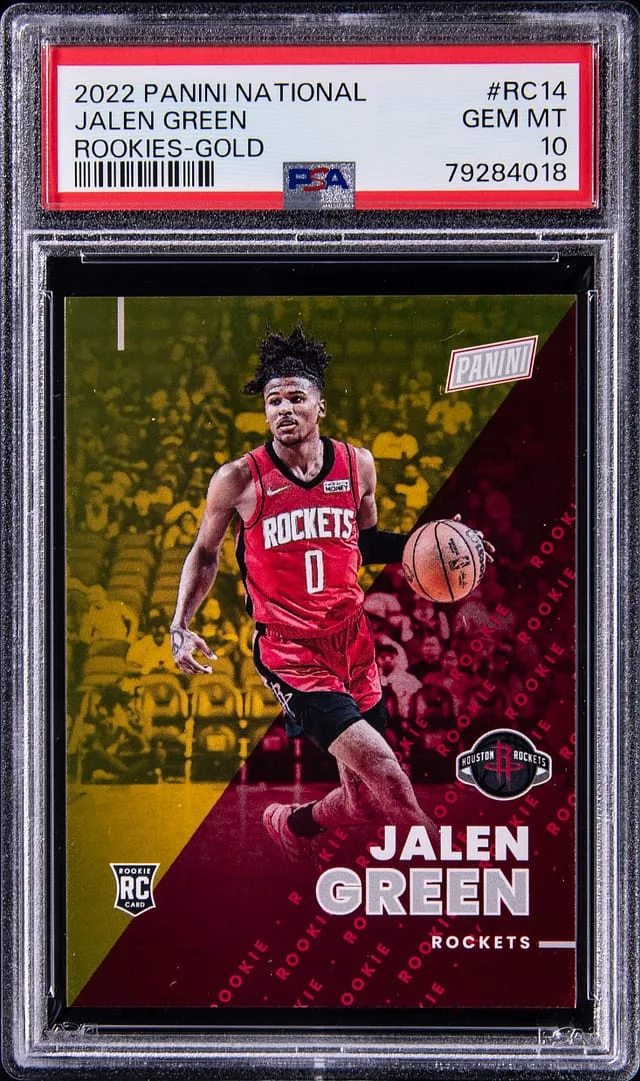 2022 Panini Jalen National Rookies Gold #RC14 card image