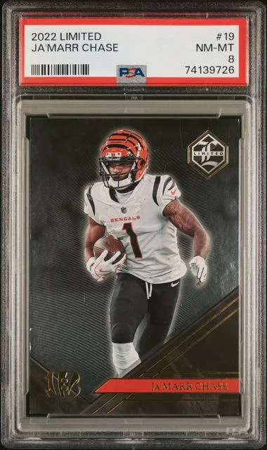 2022 Panini Ja'Marr Chase Limited #19 card image