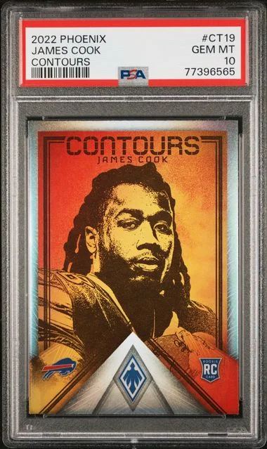2022 Panini James Cook Phoenix Contours #Ct19 card image