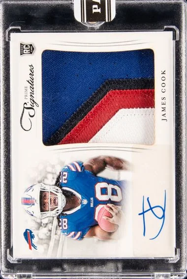 2022 Panini James Cook Instant Prime Signatures #PS21 card image