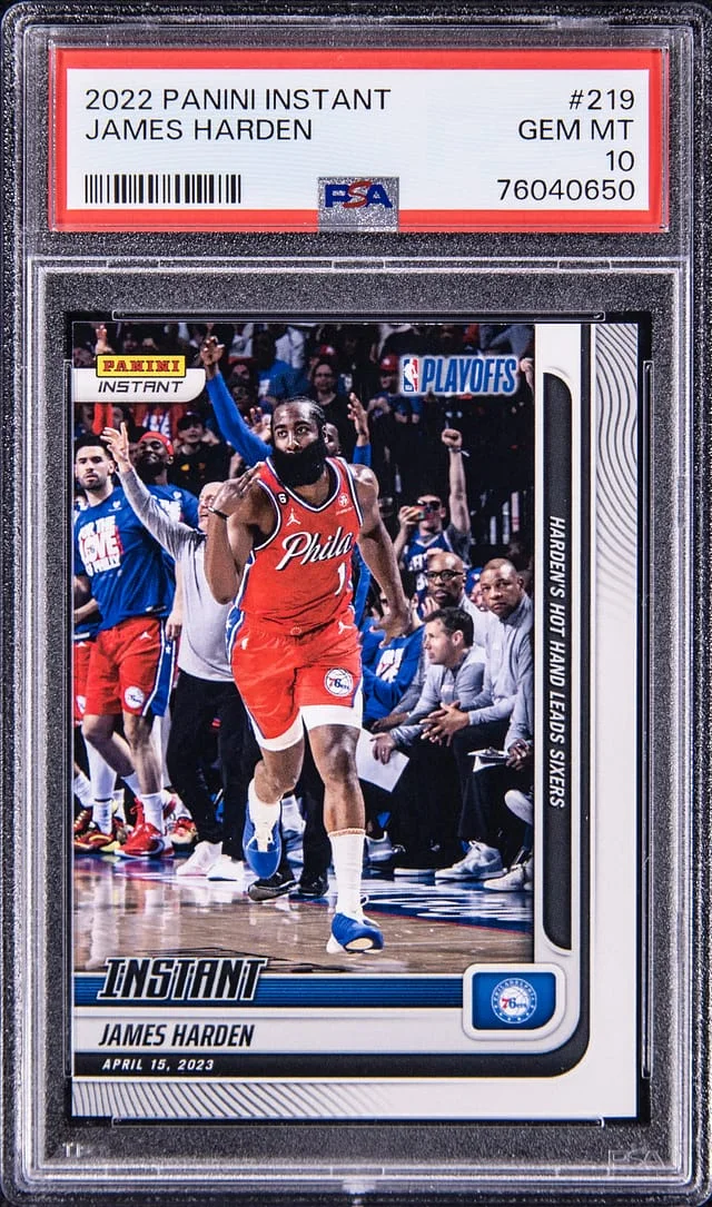 2022 Panini James Harden Instant #219 card image
