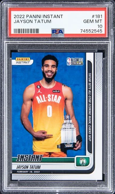2022 Panini Jayson Tatum Instant #181 card image
