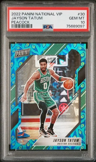 2022 Panini Jayson Tatum National VIP Peacock #30 card image