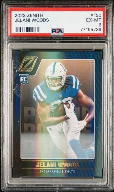2022 Panini Jelani Woods Zenith #190 card image