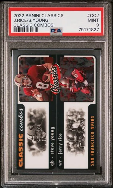2022 Panini Jerry Rice/Steve Young Classics Classic Combos #Cc2 card image