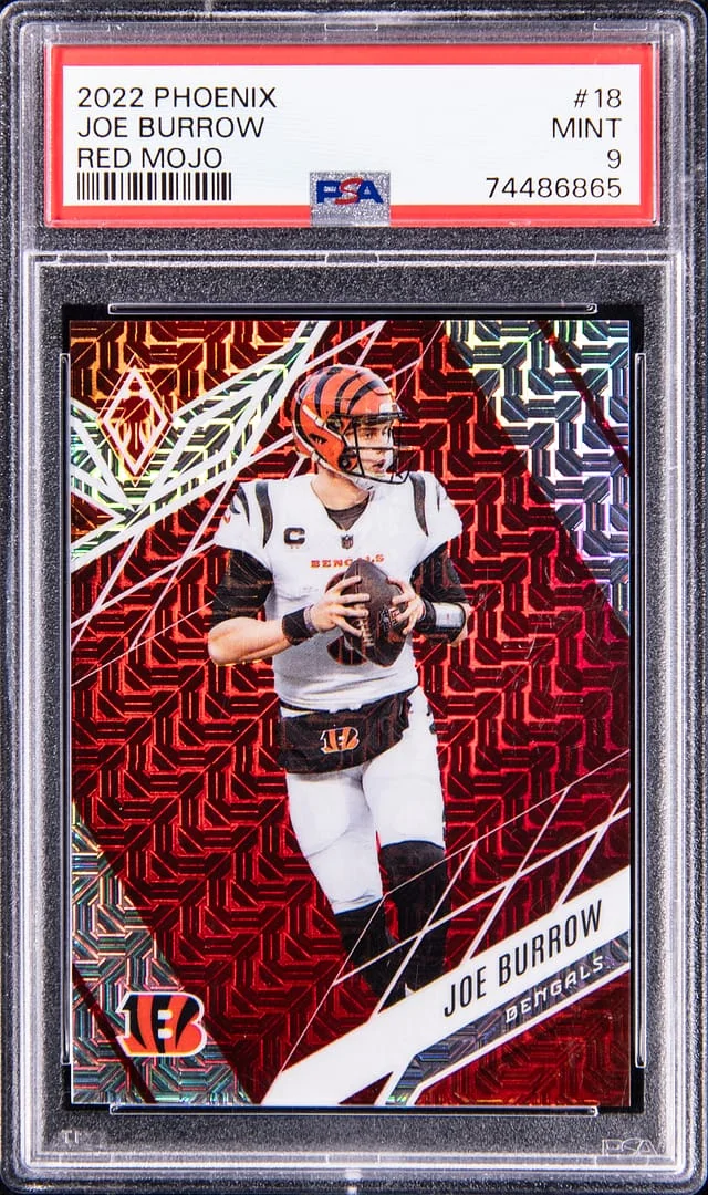 2022 Panini Joe Burrow Phoenix Lava #18 card image