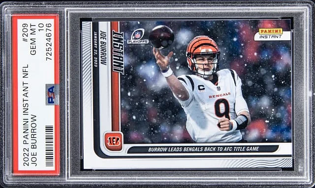 2022 Panini Joe Burrow Instant NFL #209 card image
