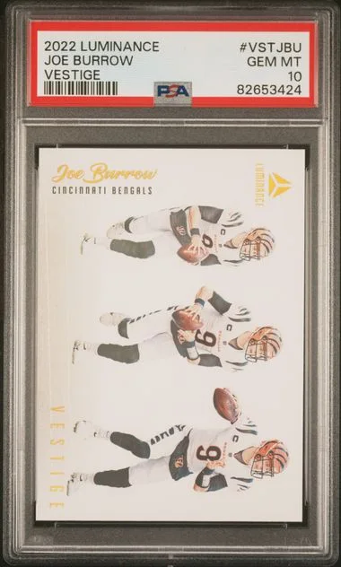 2022 Panini Joe Burrow Luminance Vestige #VST-JBU card image
