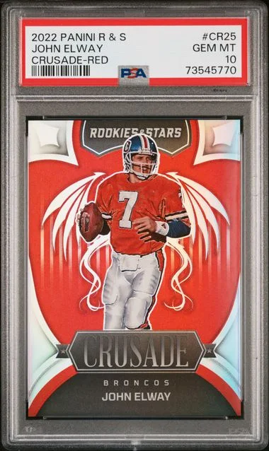 2022 Panini John Elway Rookies & Stars Crusade Red #Cr25 card image