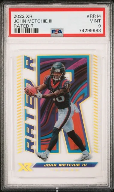 2022 Panini John Metchie III XR Rated R #RR-14 card image