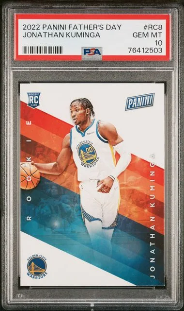 2022 Panini Jonathan Kuminga Father's Day #Rc8 card image