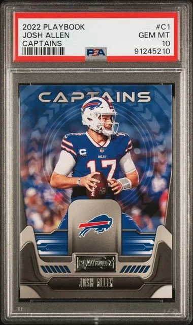 2022 Panini Josh Allen Playbook Captains #C1 card image