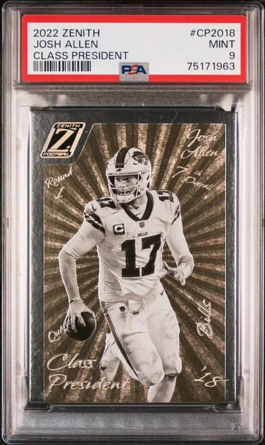 2022 Panini Josh Allen Zenith Class President #Cp2018 card image
