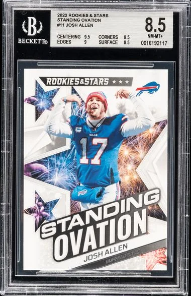 2022 Panini Josh Allen Rookies & Stars Standing Ovation #So11 card image