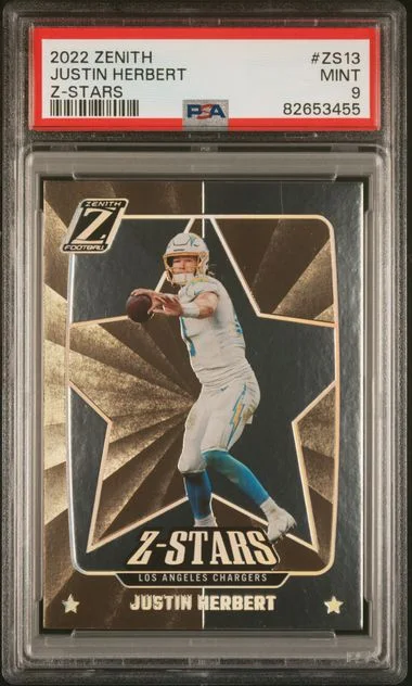2022 Panini Justin Herbert Zenith Z-Stars #ZS13 card image