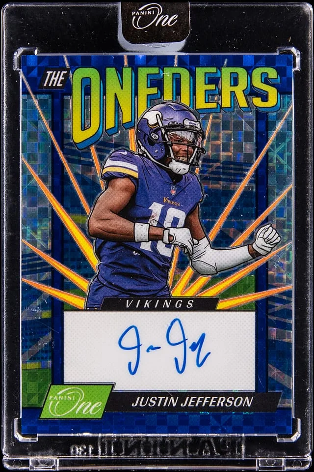 2022 Panini Justin Jefferson One The Oneders Autograph #367 card image