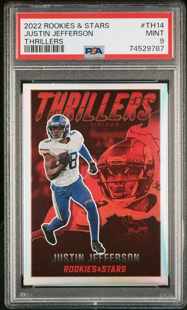 2022 Panini Justin Jefferson Rookies & Stars Thrillers #TH-14 card image